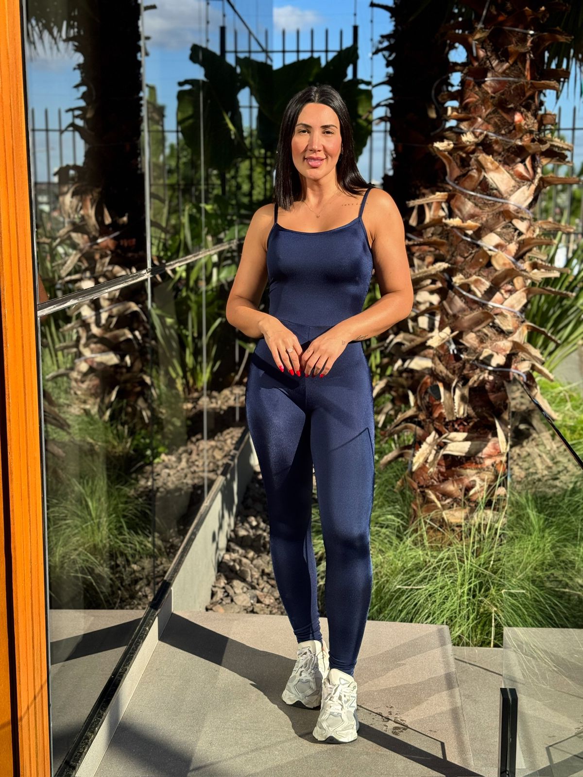 MACACÃO SERENA CIRRE AZUL MARINHO