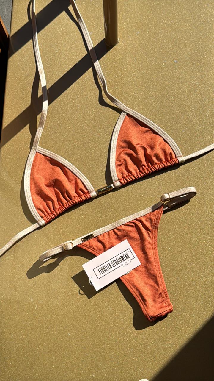 BIQUÍNI ANITTA GLOW COBRE / DOURADO