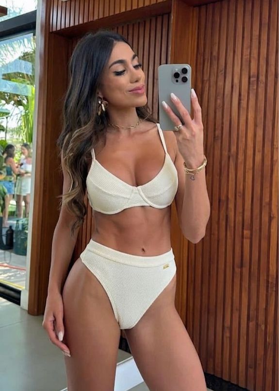 BIQUÍNI BRIGITTE COLMEIA OFF WHITE