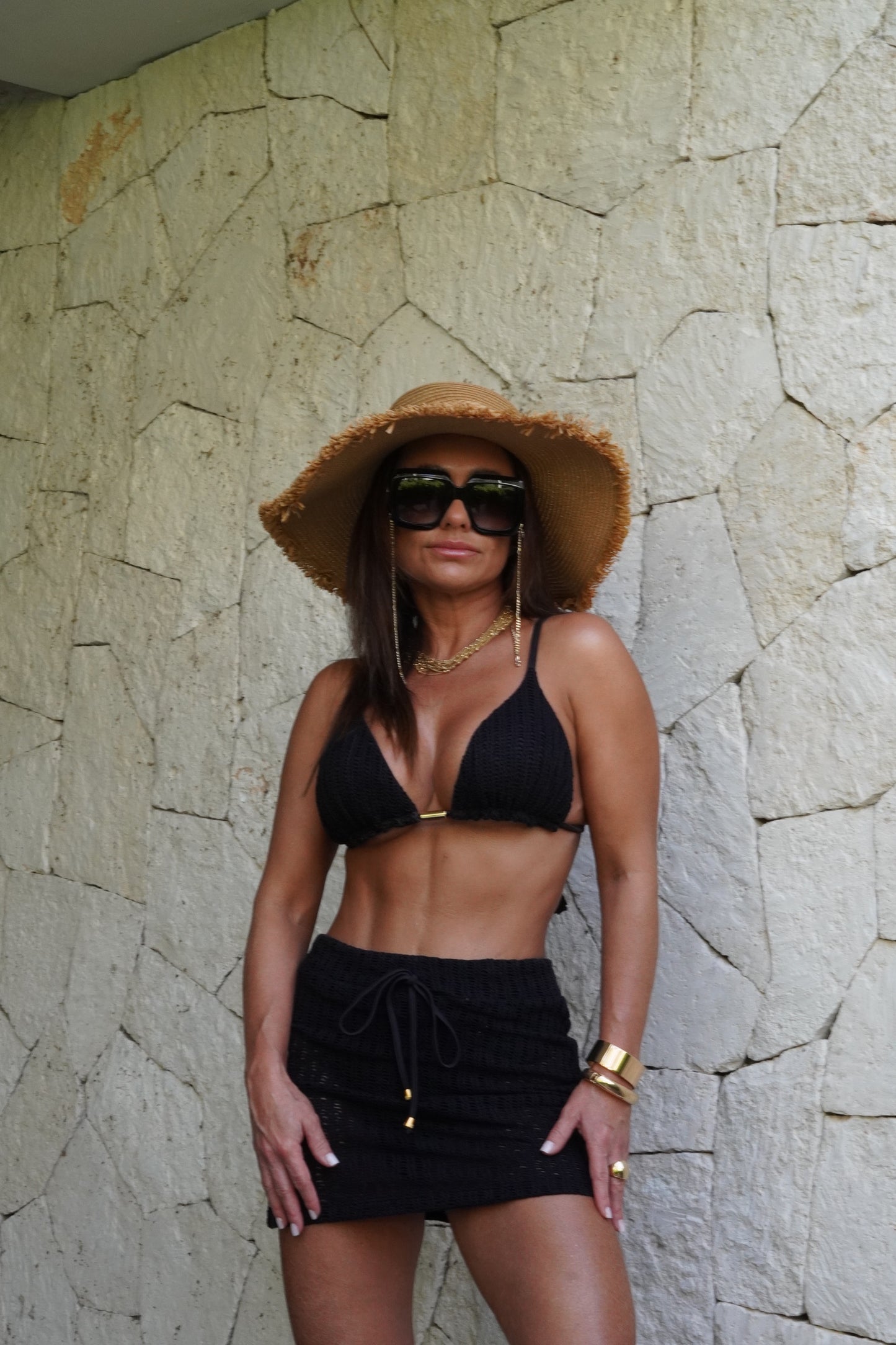 BIQUÍNI TAGO CROCHÊ TULUM PRETO