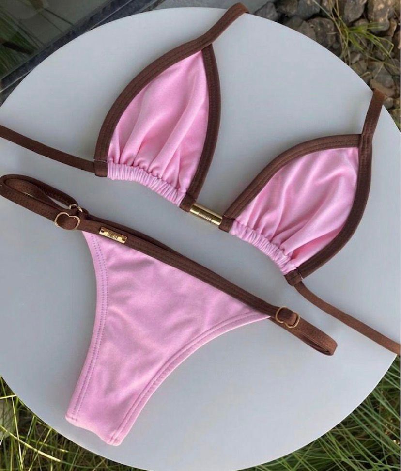 BIQUÍNI ANITTA ROSA CANDY/ MARROM