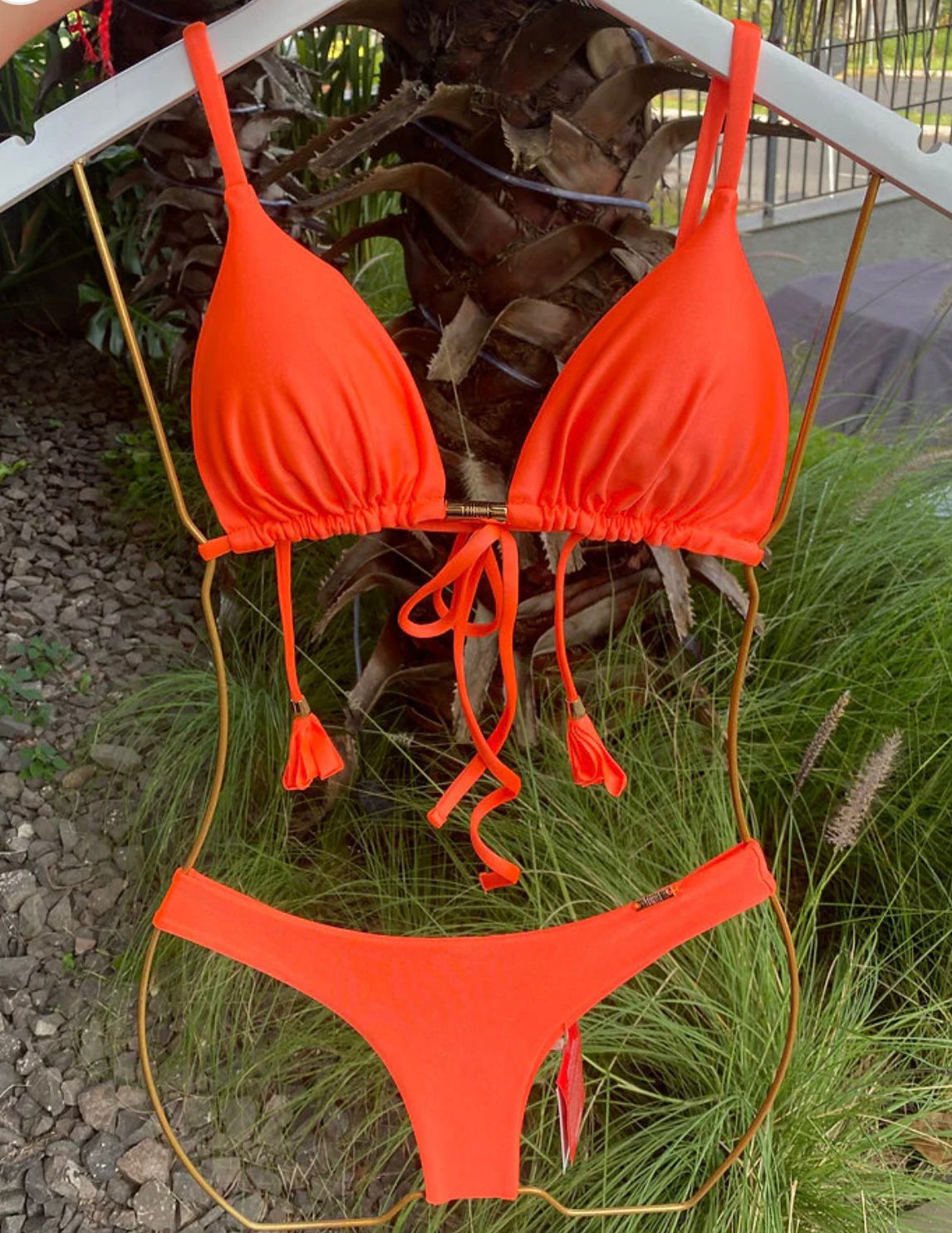 BIQUÍNI MARIAH GLOW LARANJA NEON