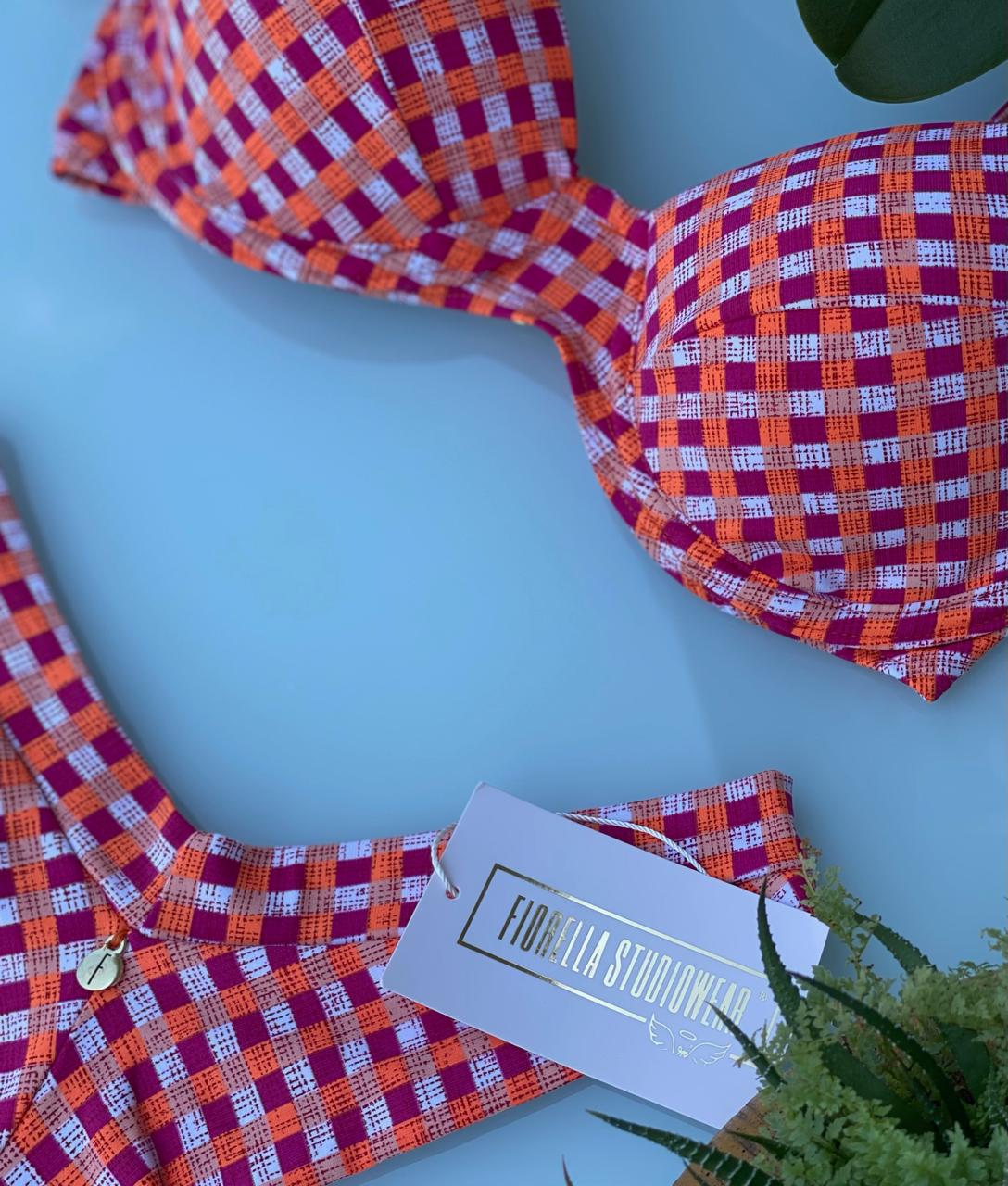 BIQUÍNI MARRY CHERRY XADREZ