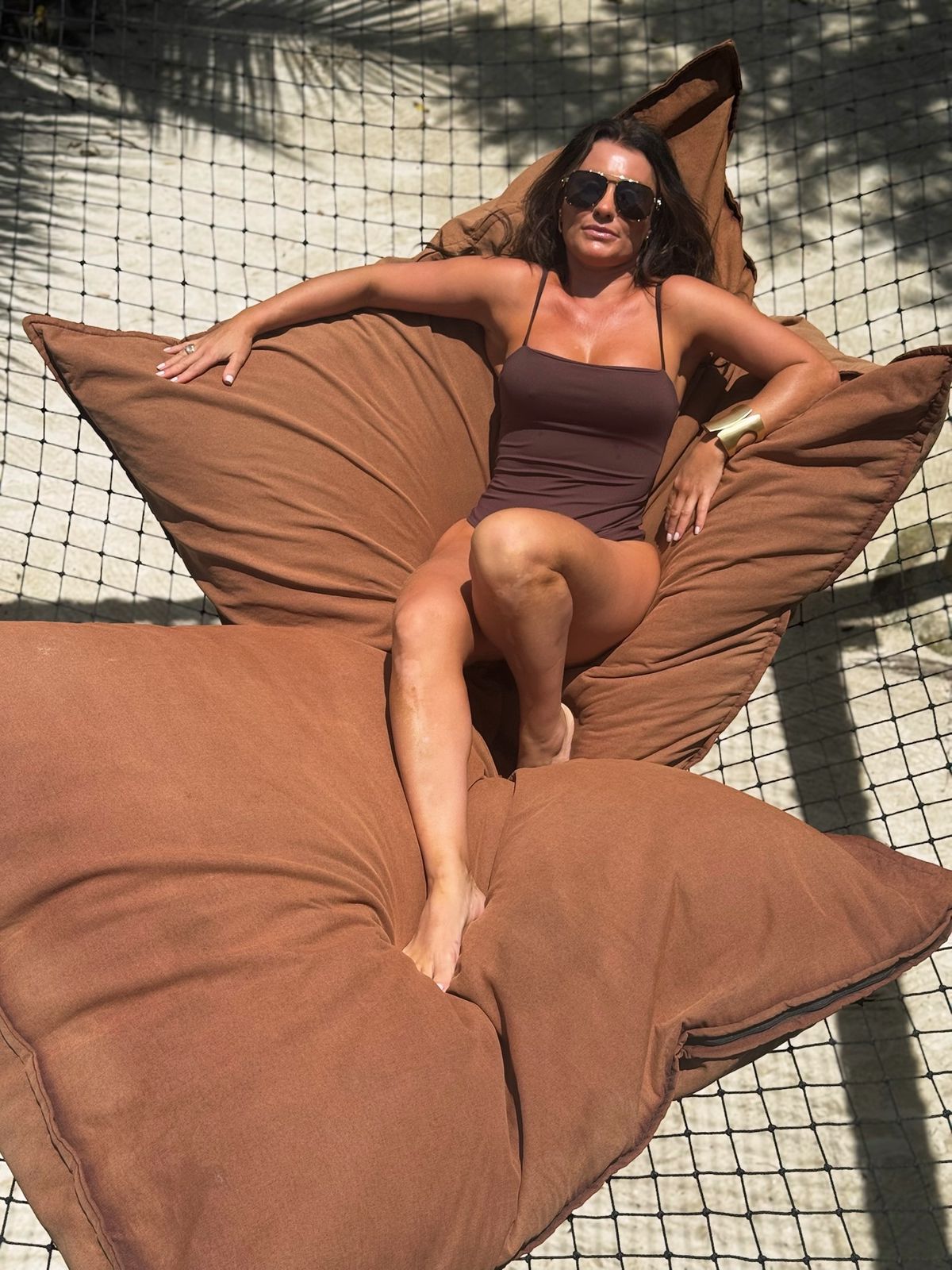 BODY CORALINA POLIAMIDA MARROM