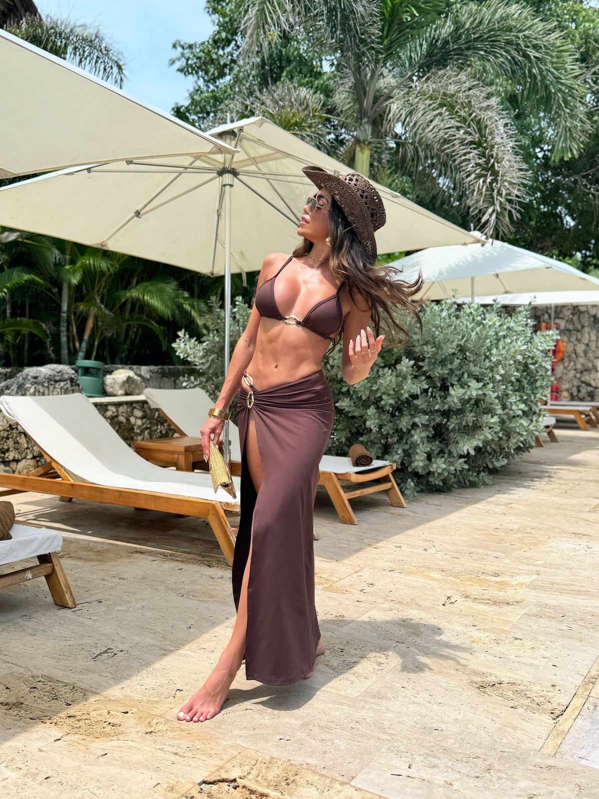 SAIA MAKANI POLIAMIDA MARROM