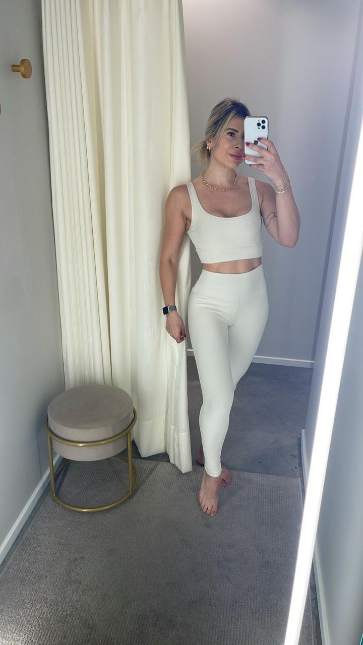 TOP FIORELLA CANELADO OFF WHITE II