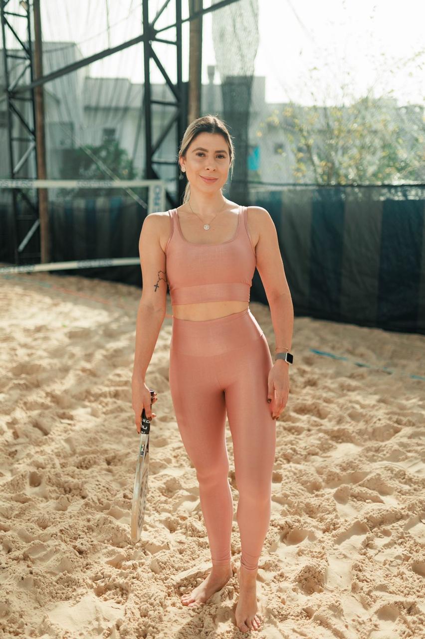 TOP FIORELLA MICROCANELADO COBRE