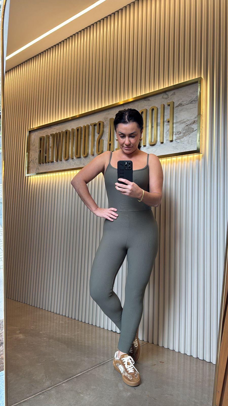 MACACÃO SERENA CANELADO VERDE MUSGO