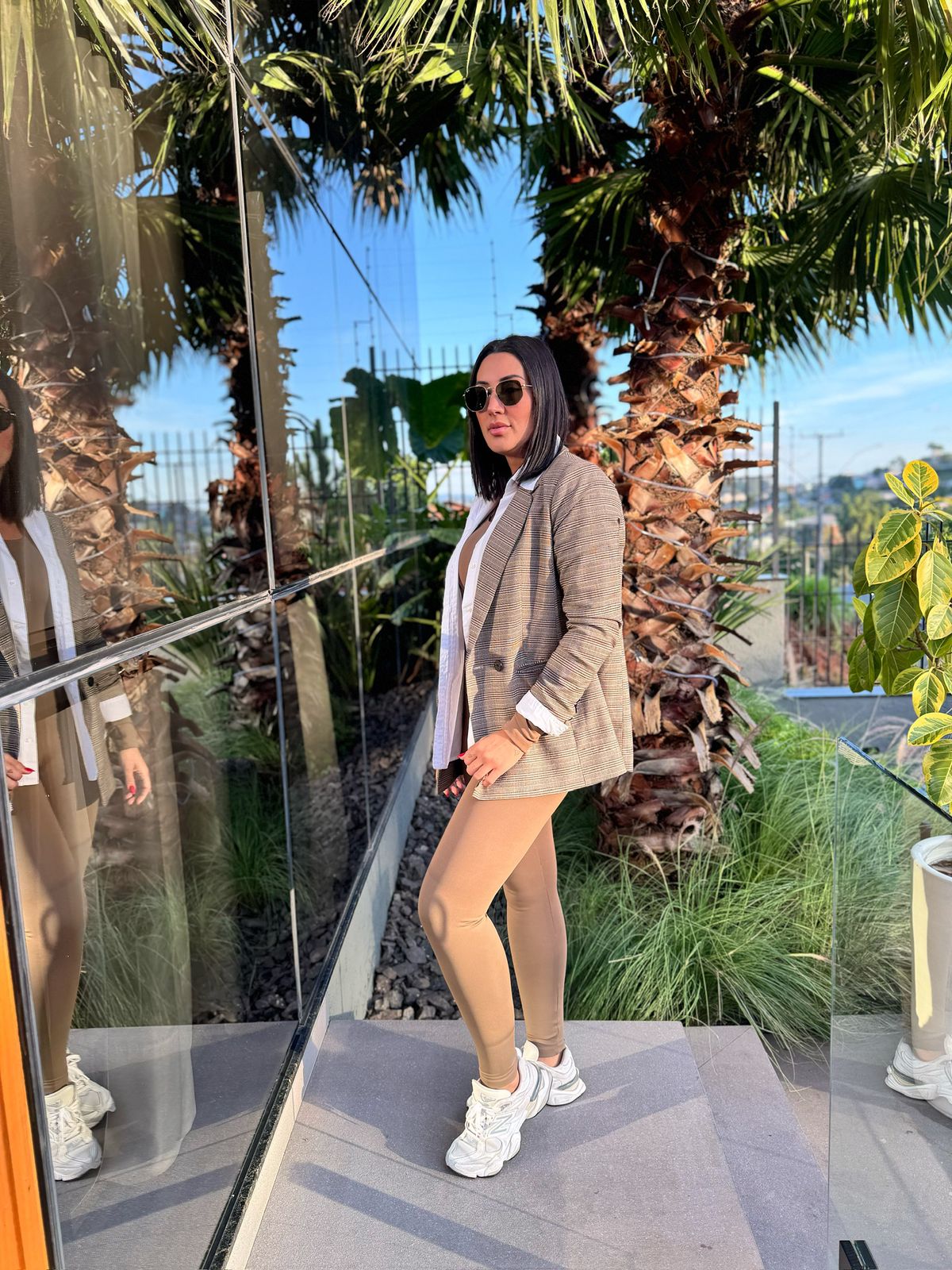 MACACÃO RENATA POLIAMIDA MOCCA