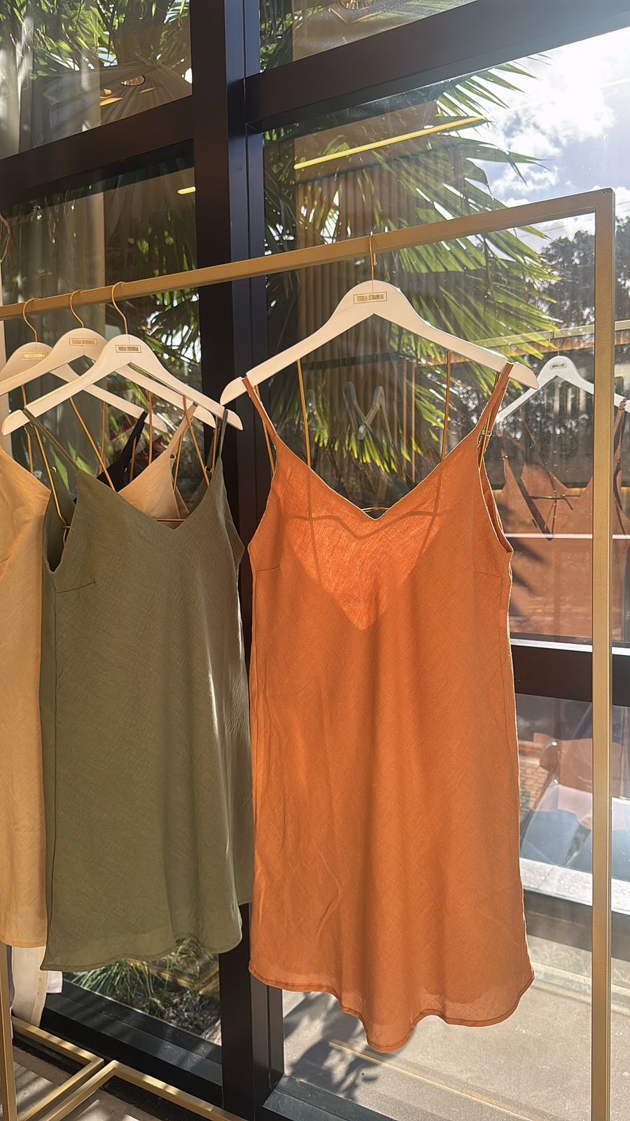 VESTIDO SANTORINI CURTO COBRE