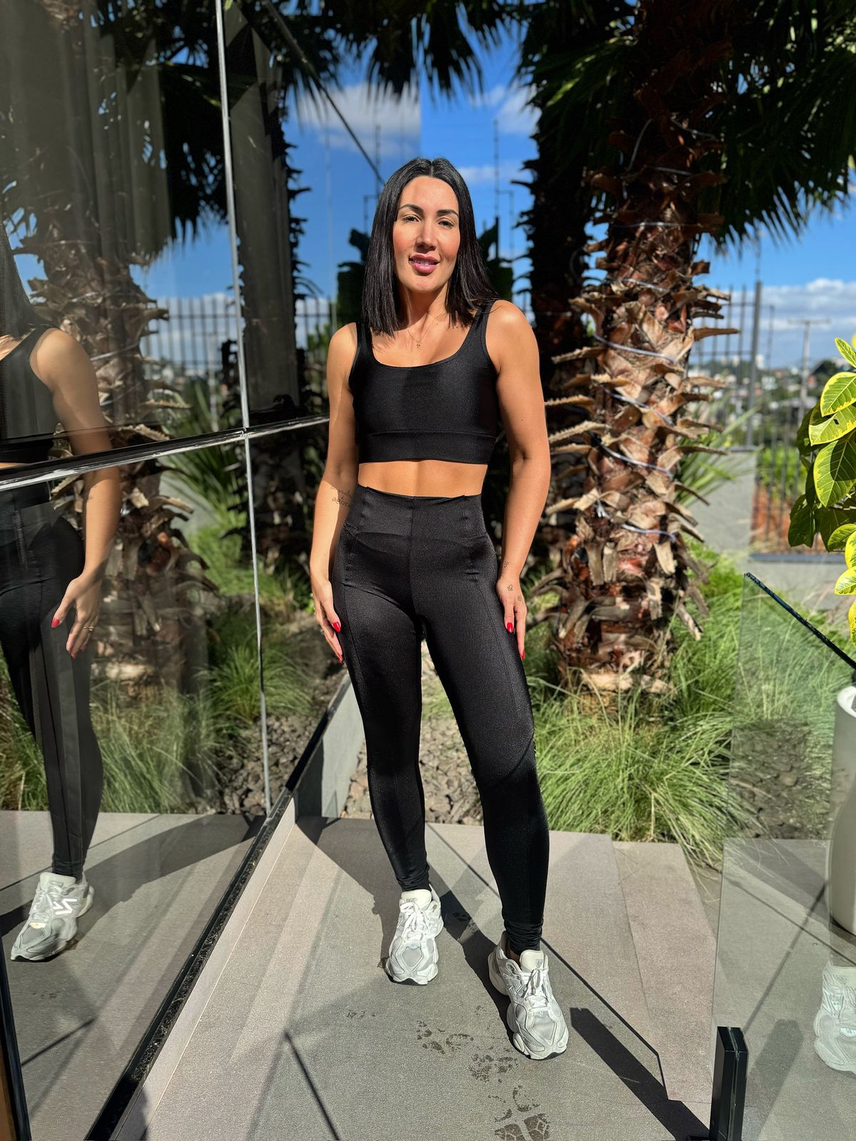 LEGGING VIRGÍNIA MONTARIA CIRRE PRETA