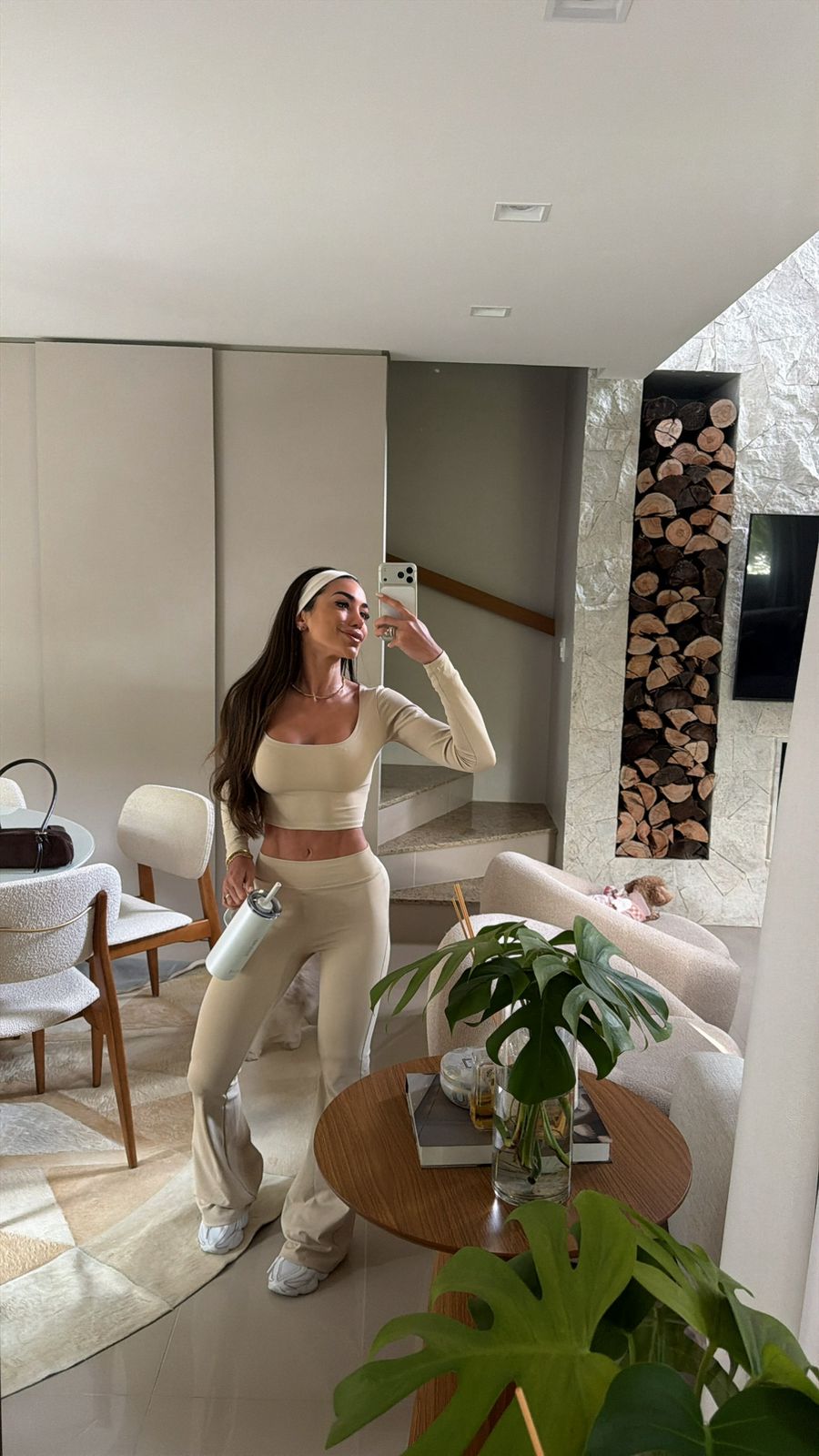 LEGGING MALU FLARE CREAMY