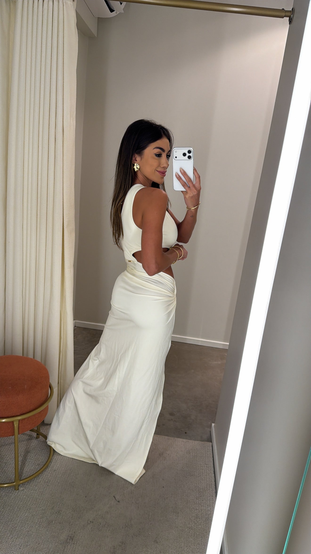 VESTIDO FIORELLA OFF WHITE