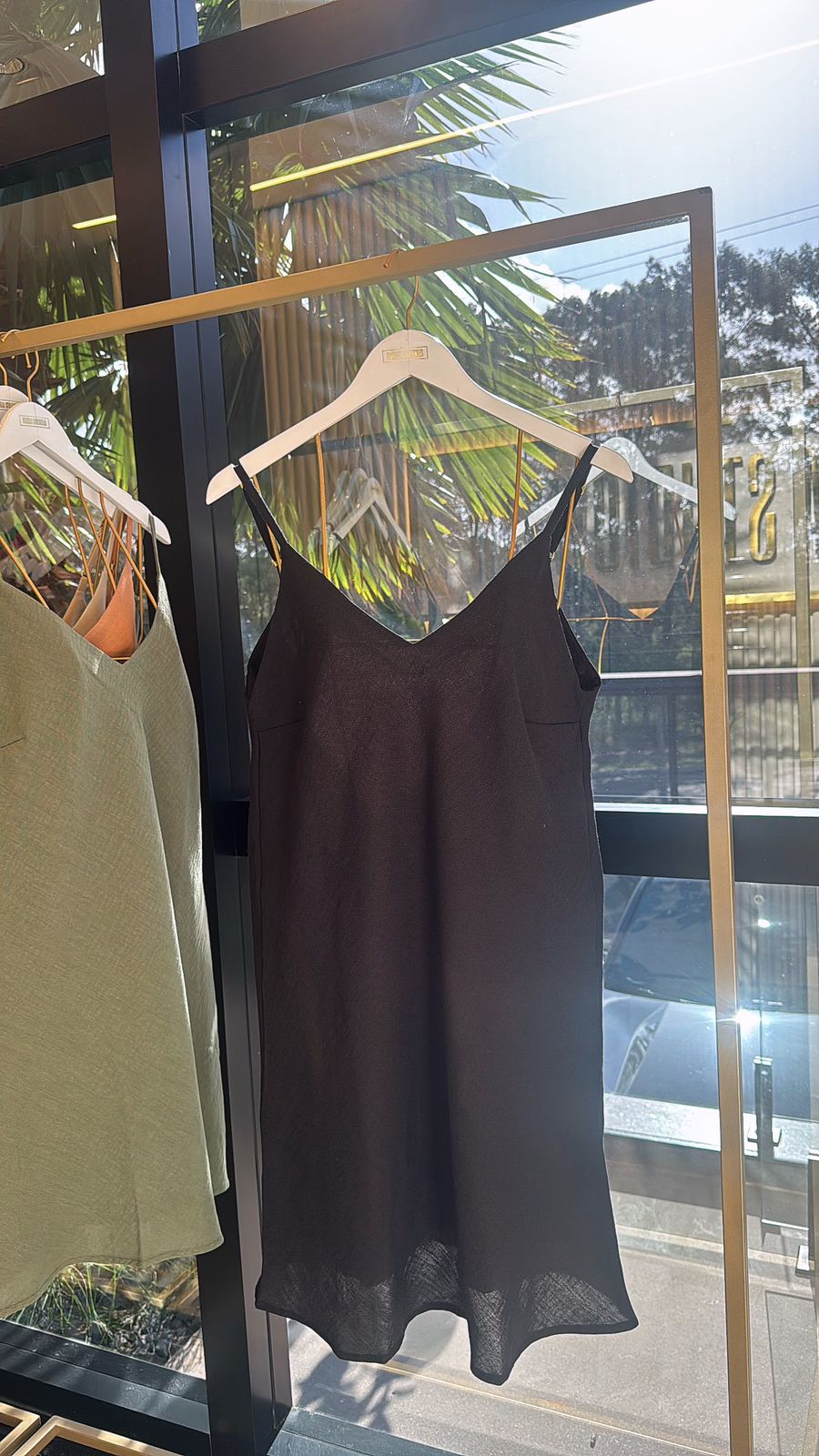 VESTIDO SANTORINI CURTO PRETO