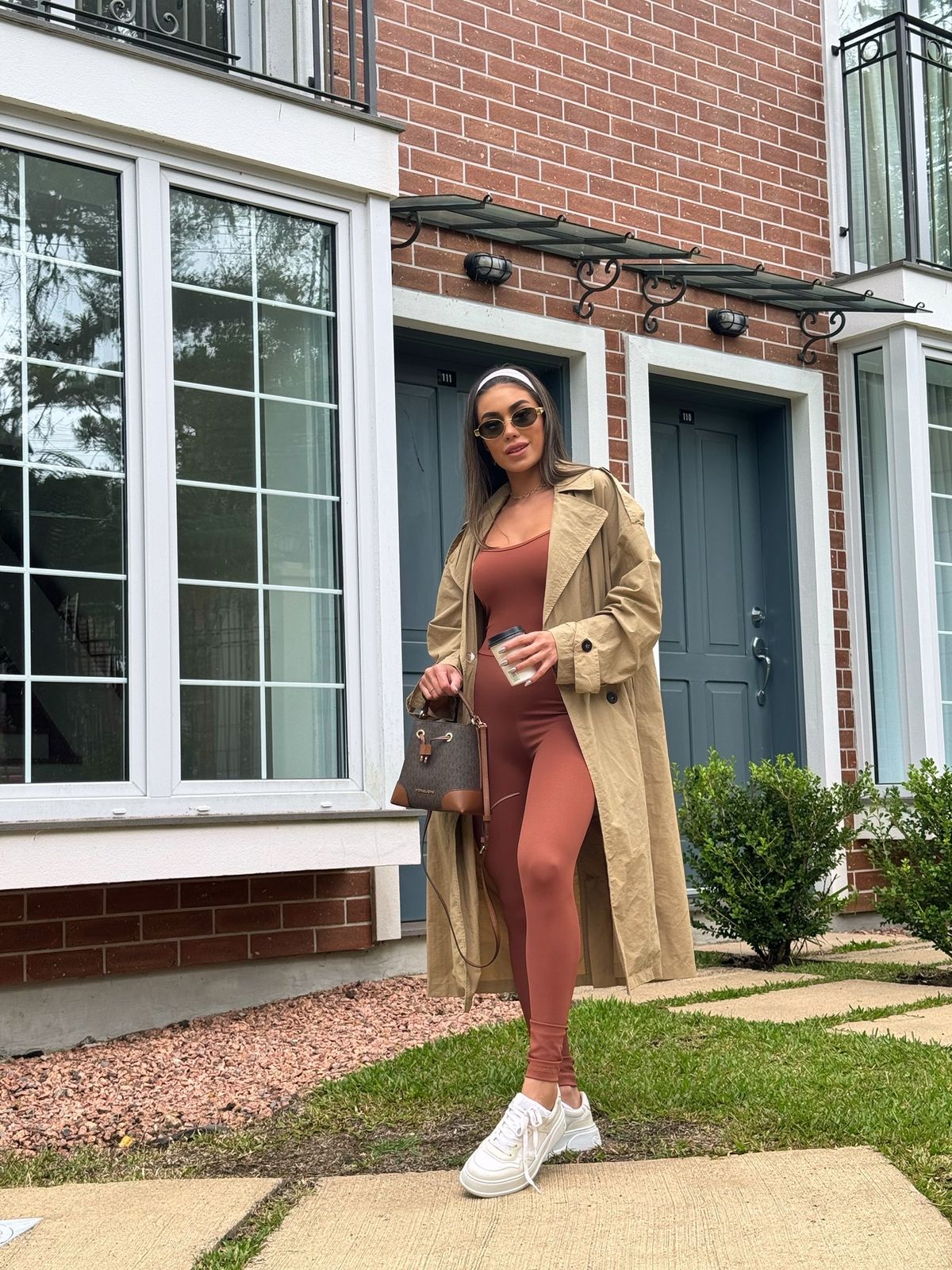 MACACÃO SERENA POLIAMIDA CARAMELO