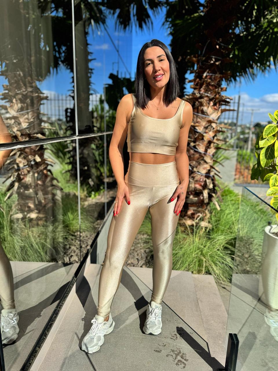 LEGGING FIORELLA CIRRE DOURADO