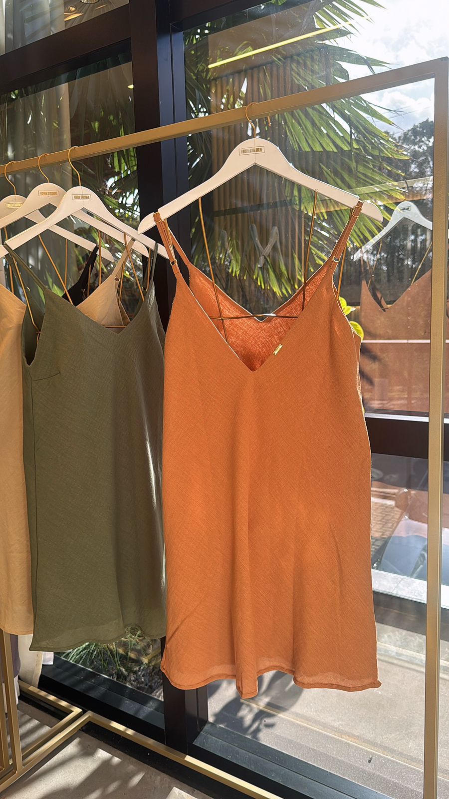 VESTIDO SANTORINI CURTO COBRE