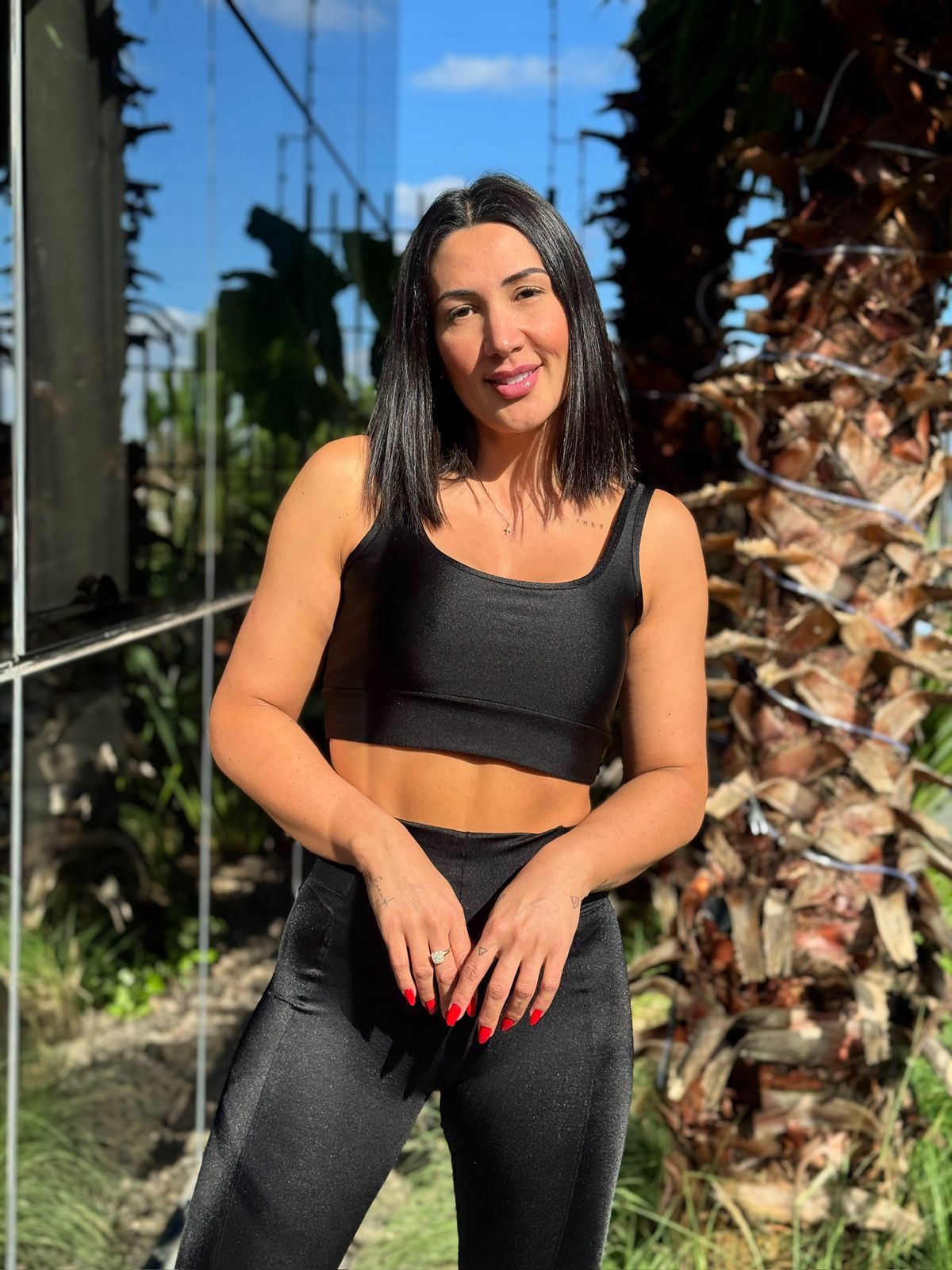 LEGGING VIRGÍNIA MONTARIA CIRRE PRETA