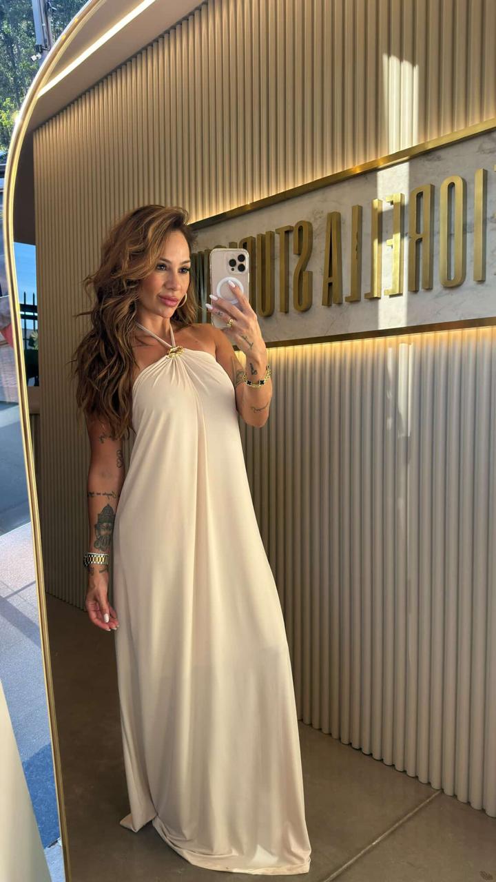 VESTIDO MAKANI CHAMPAGNE