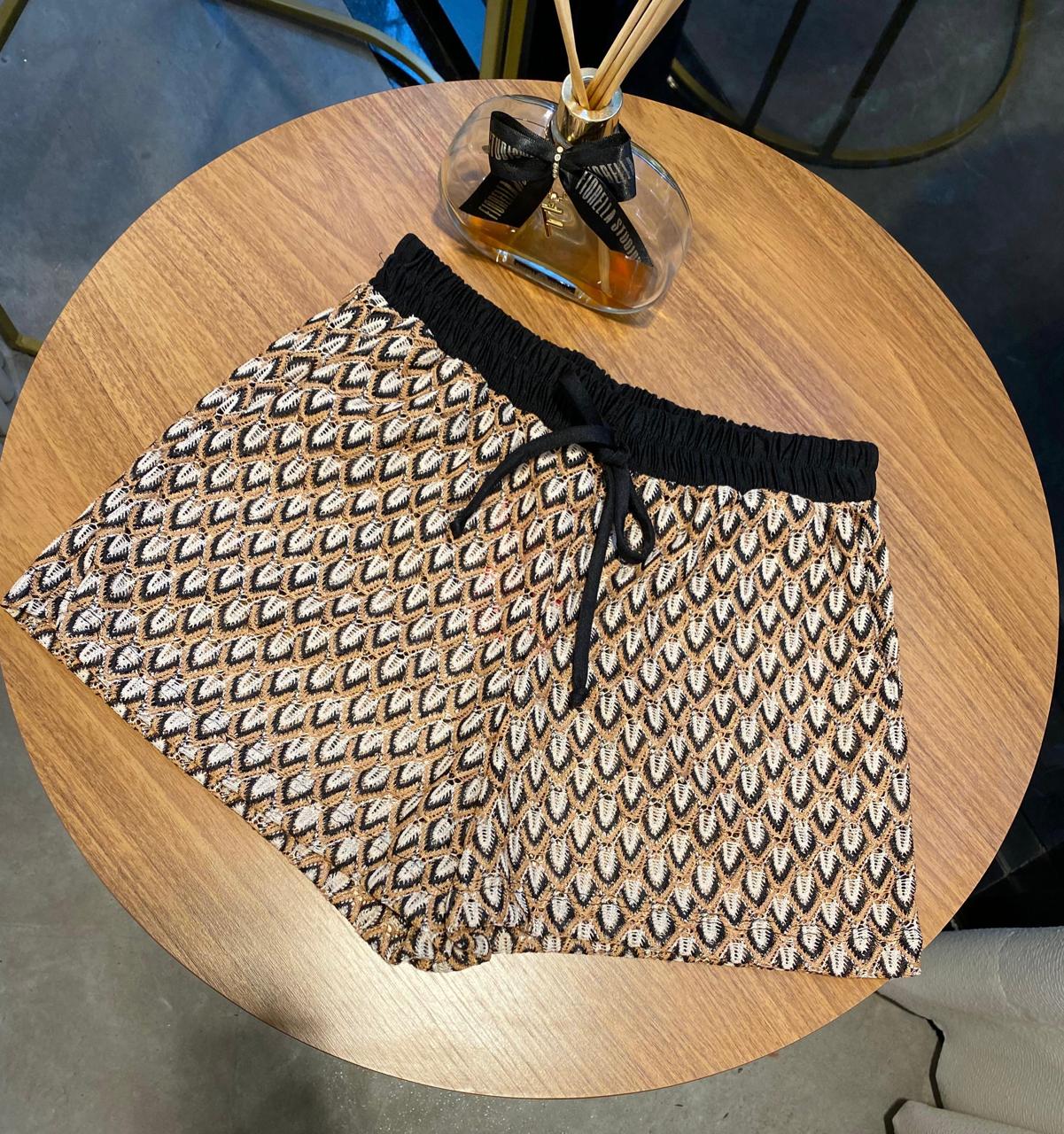 SHORTS TRICOT CARTAGENA PRETO