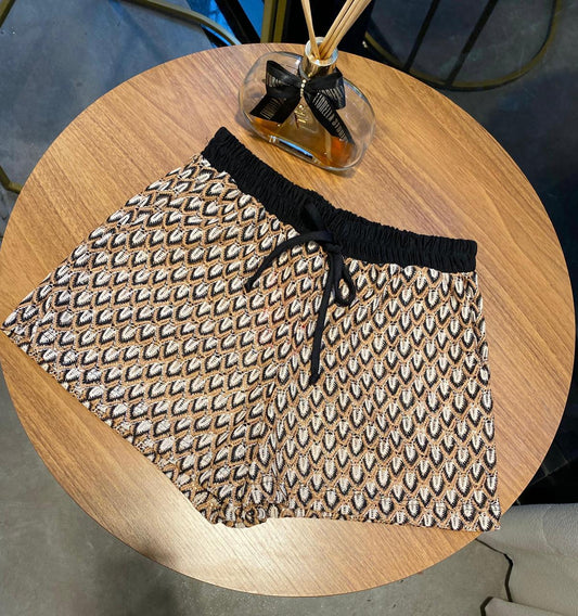 SHORTS TRICOT CARTAGENA PRETO