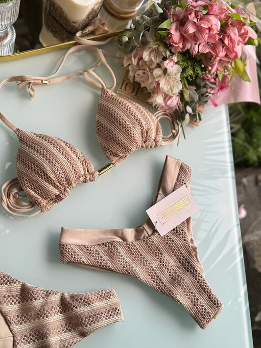 BIQUÍNI GENOVA TRICOT BALI NUDE VANILA