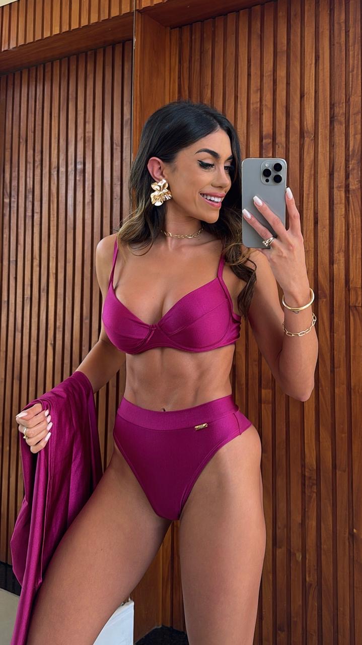 BIQUÍNI BRIGITTE GLOW BORDÔ