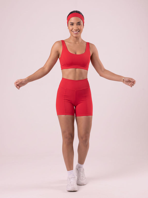 SHORT CELINA VERMELHO