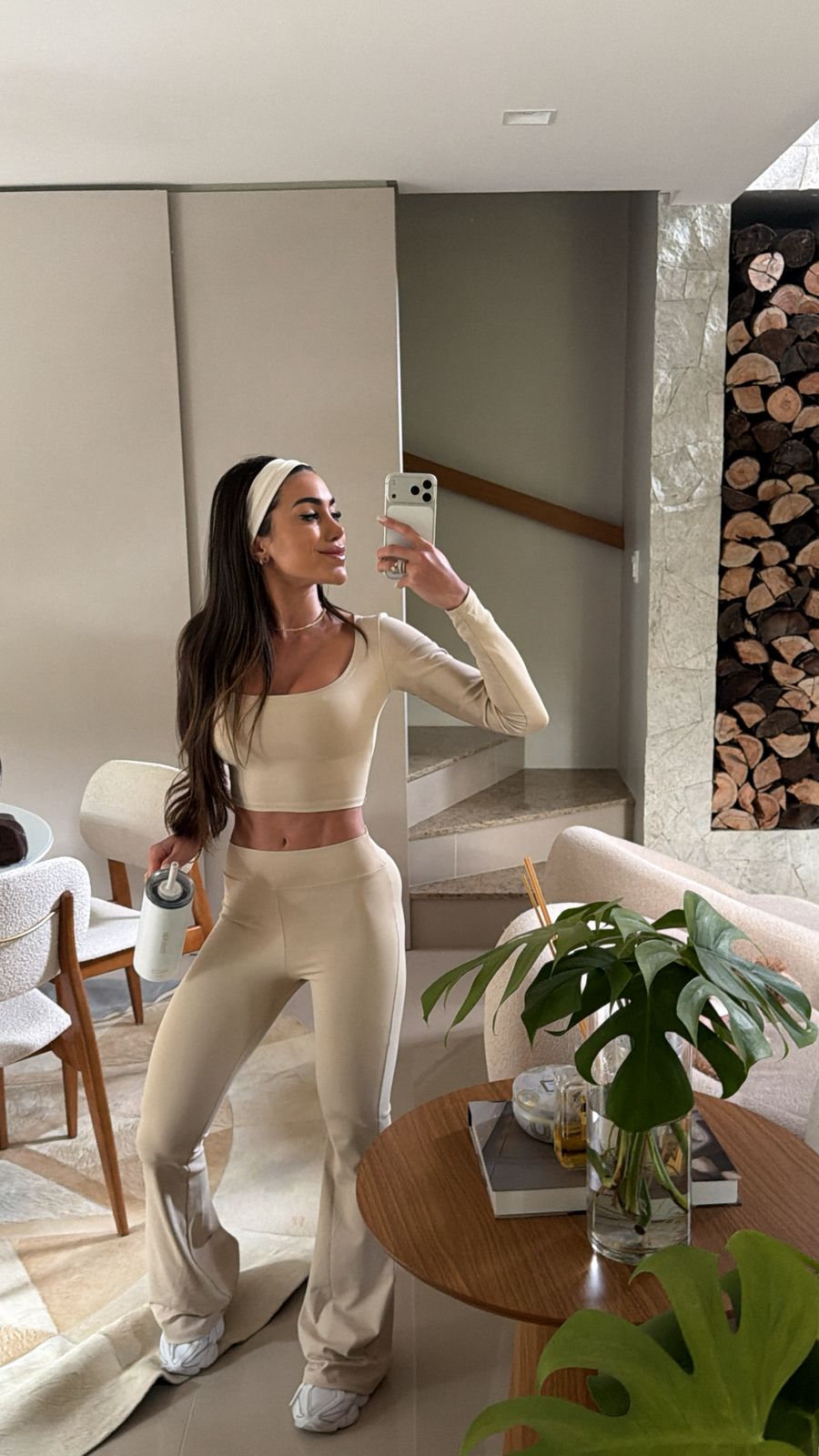 LEGGING MALU FLARE CREAMY