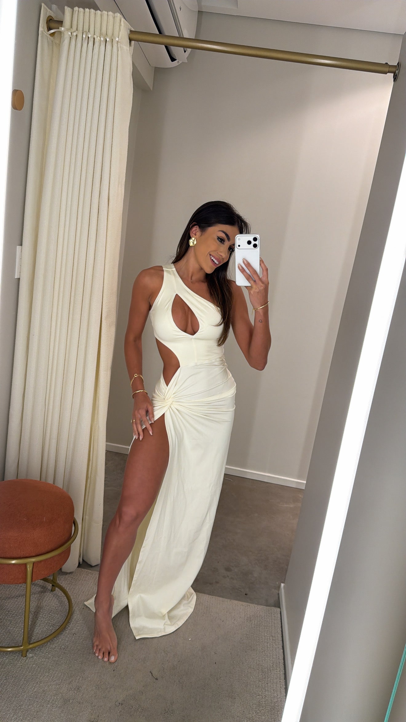 VESTIDO FIORELLA OFF WHITE