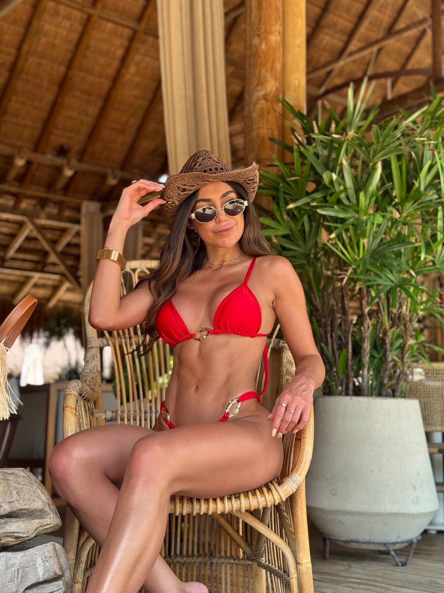 BIQUÍNI MAKANI GLOW VERMELHO