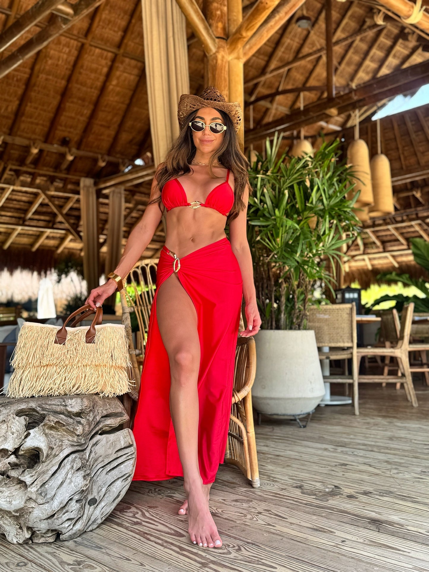 BIQUÍNI MAKANI GLOW VERMELHO