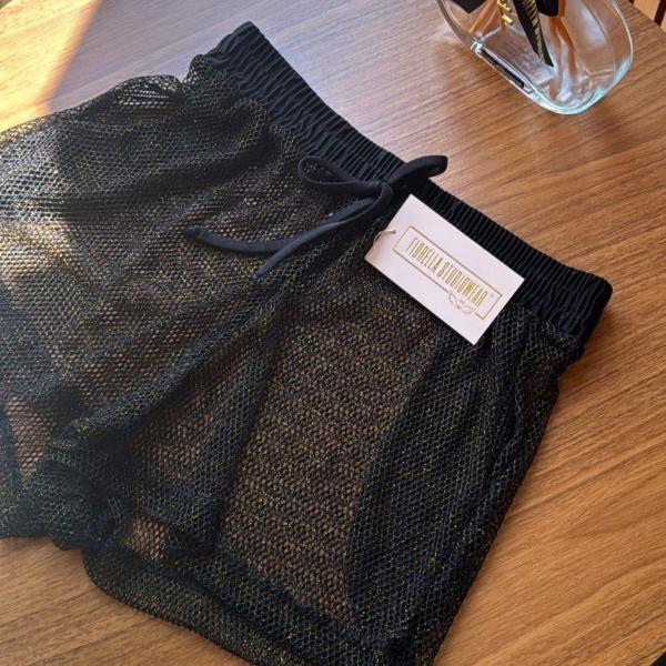 SHORTS SEREIA PRETO