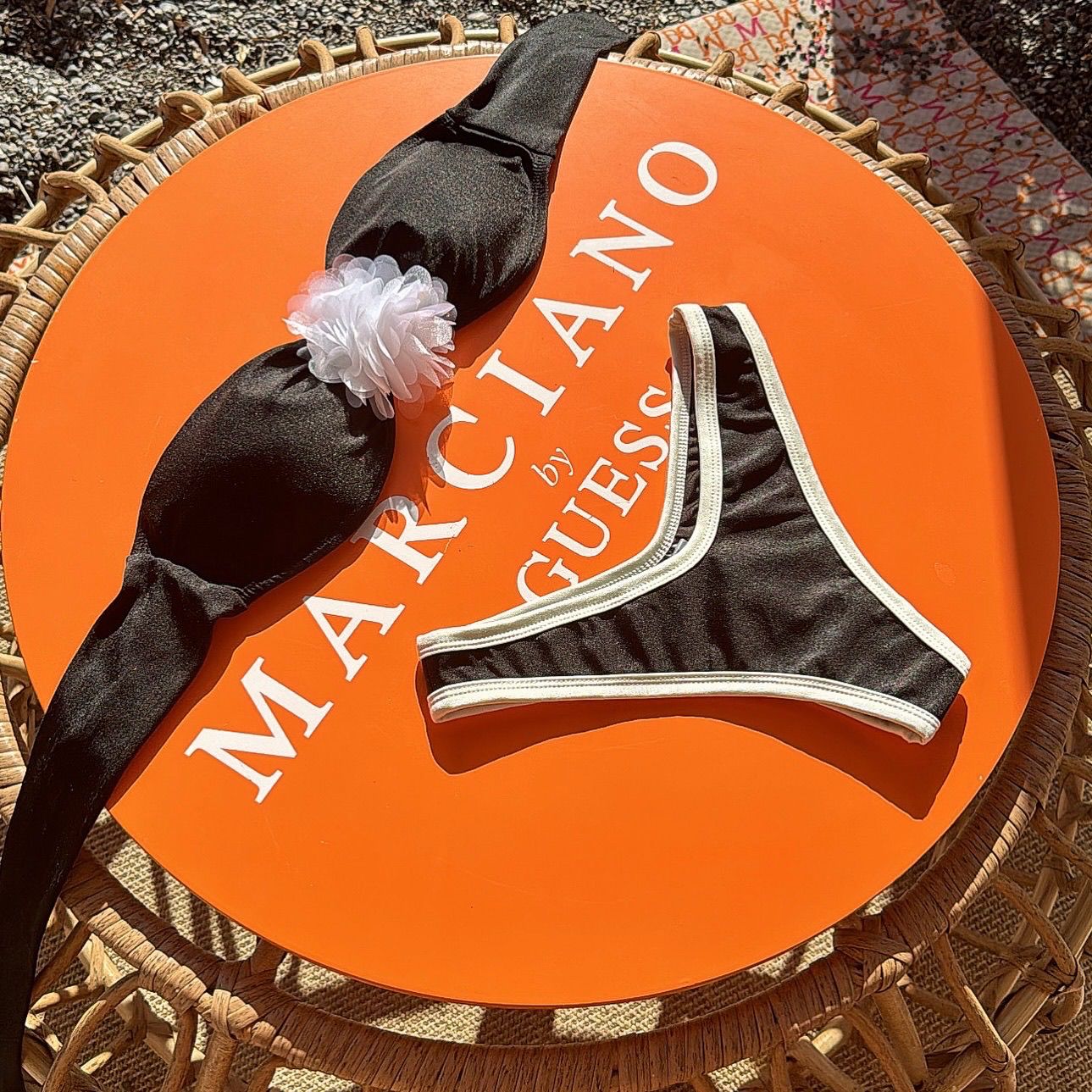 BIQUÍNI ARIENZO GLOW PRETO / OFF WHITE