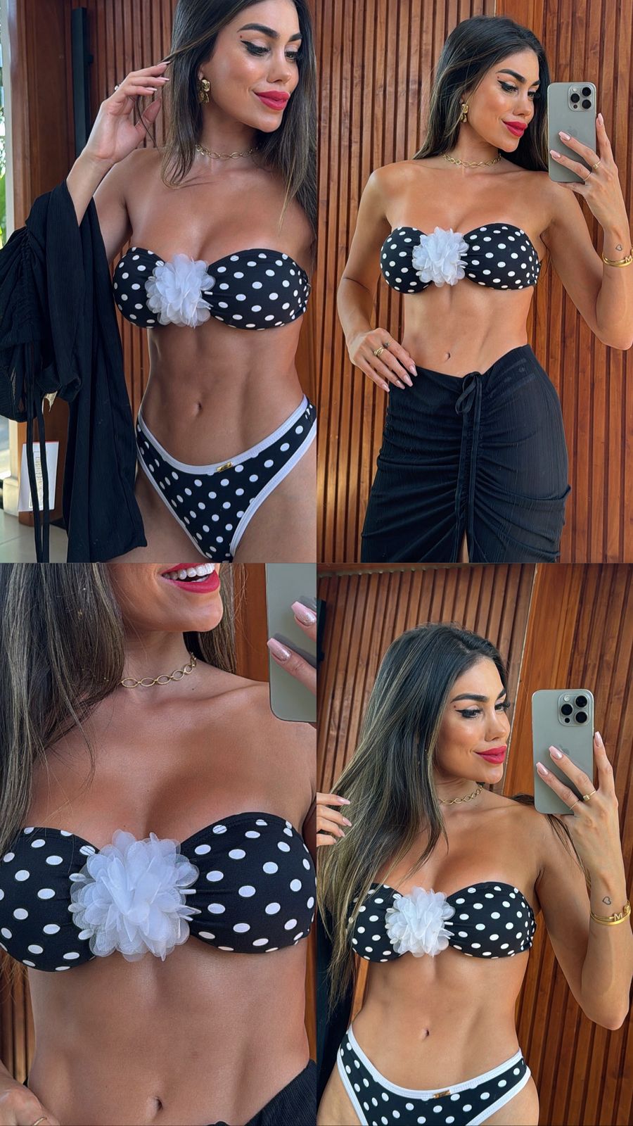 BIQUÍNI ARIENZO POA PRETO