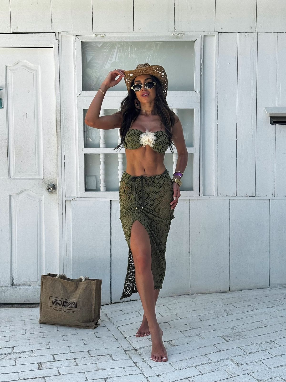 BIQUÍNI ARIENZO COCONUT VERDE MUSGO