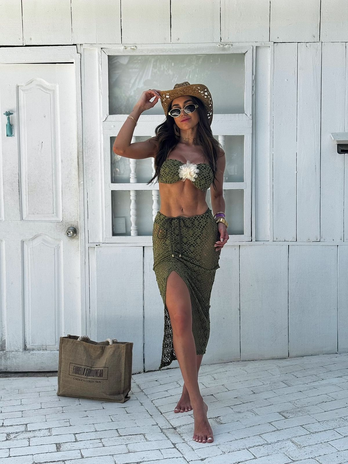 BIQUÍNI ARIENZO COCONUT VERDE MUSGO