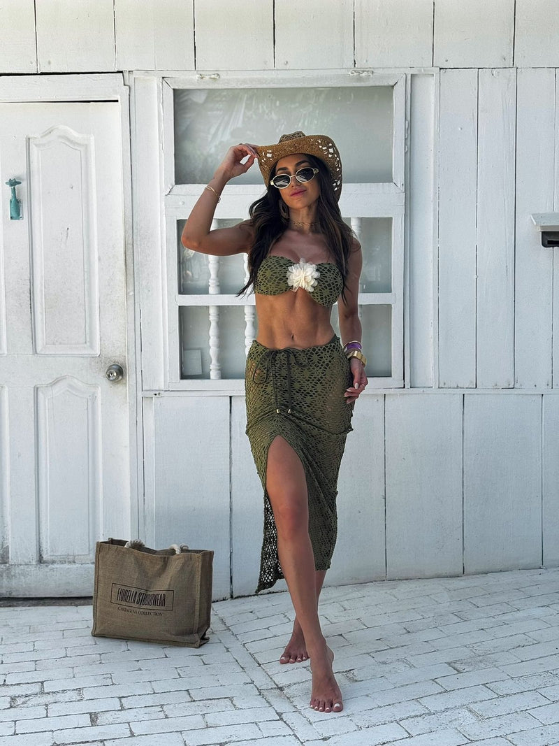 BIQUÍNI ARIENZO COCONUT VERDE MUSGO