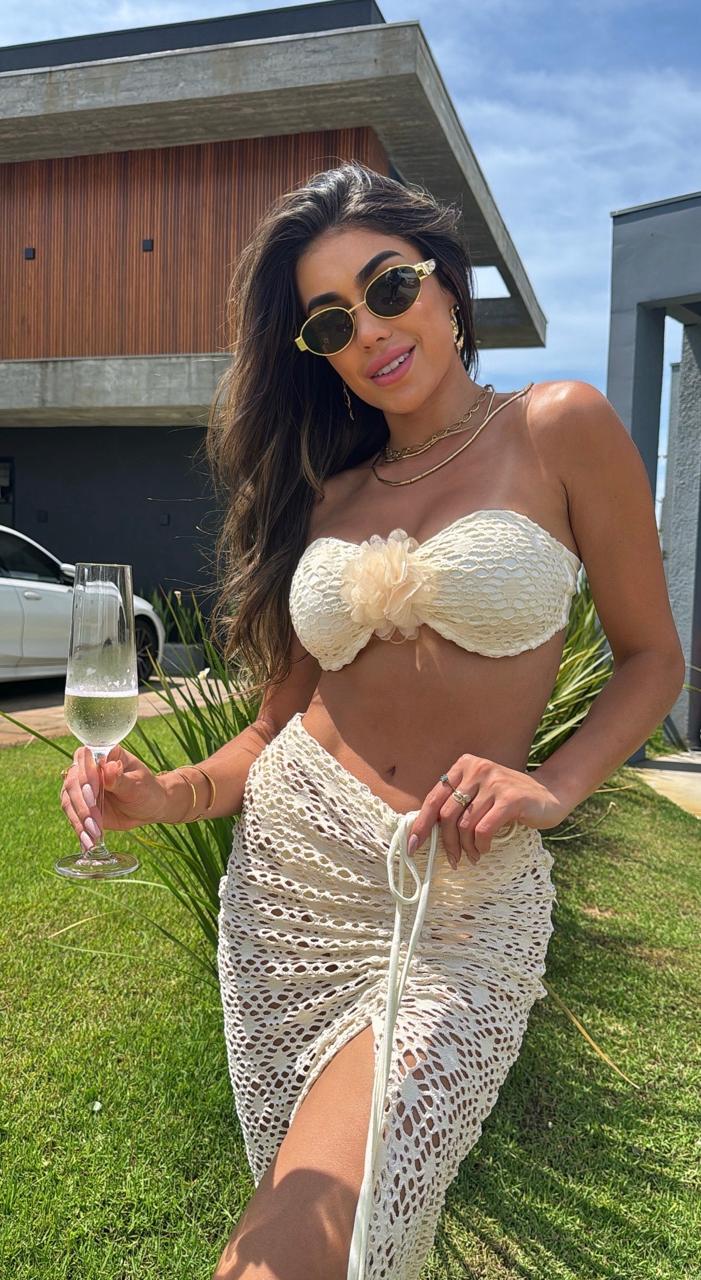 BIQUÍNI ARIENZO COCONUT OFF WHITE