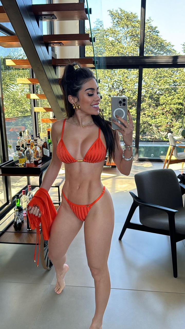 BIQUÍNI ANITTA LOTUS LARANJA