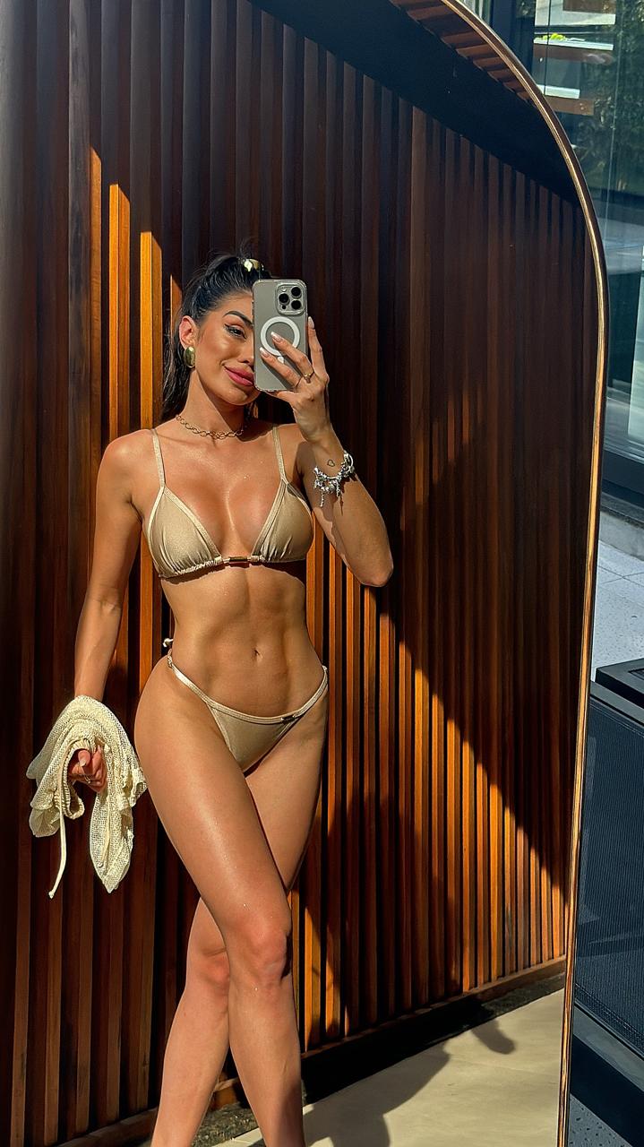 BIQUÍNI ANITTA GLOW DOURADO