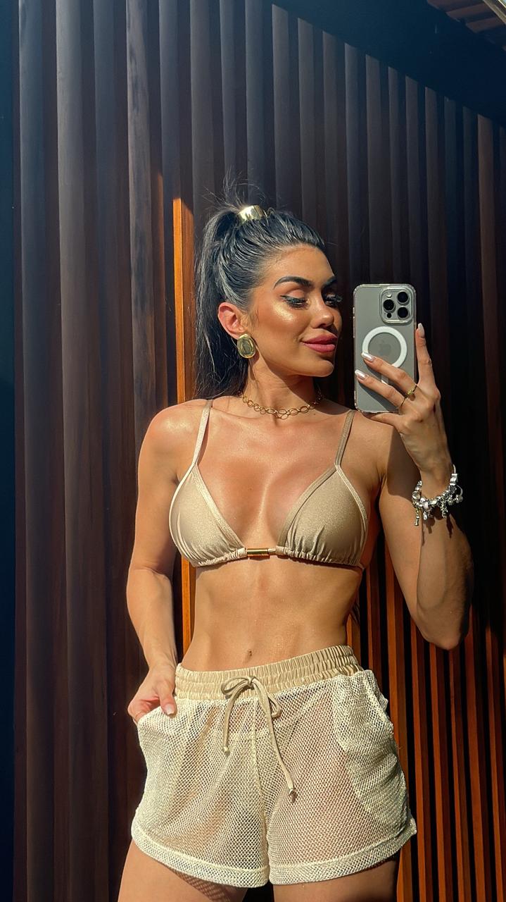 BIQUÍNI ANITTA GLOW DOURADO