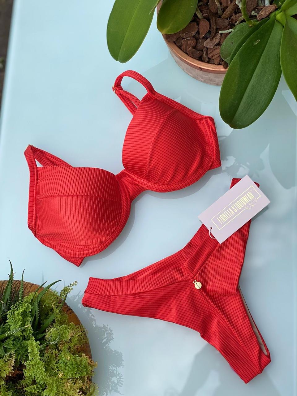 BIQUÍNI MARRY EDEN VERMELHO