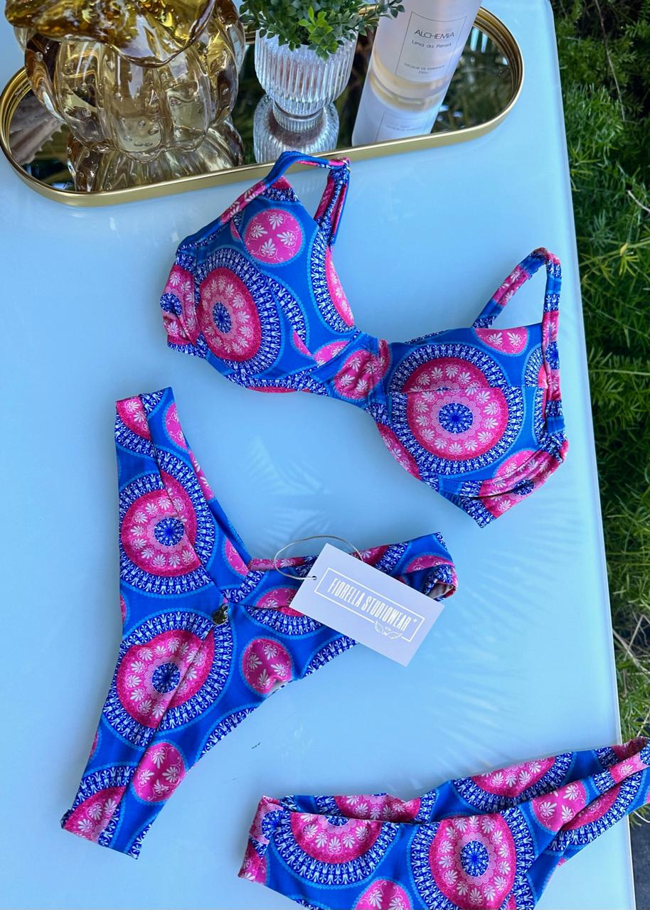 BIQUÍNI MARRY MANDALA AZUL
