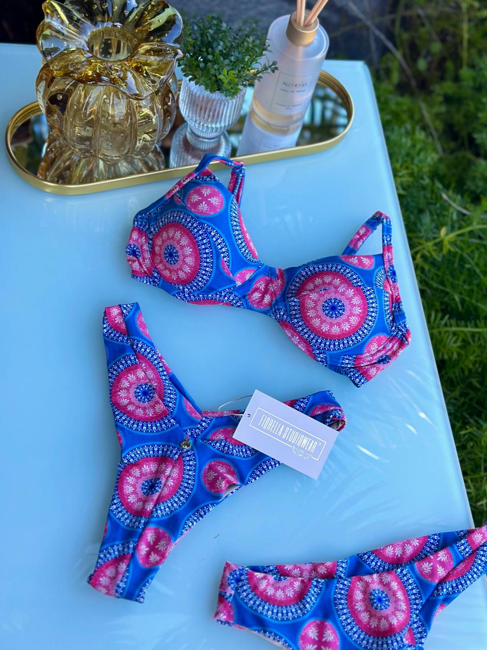 BIQUÍNI MARRY MANDALA AZUL