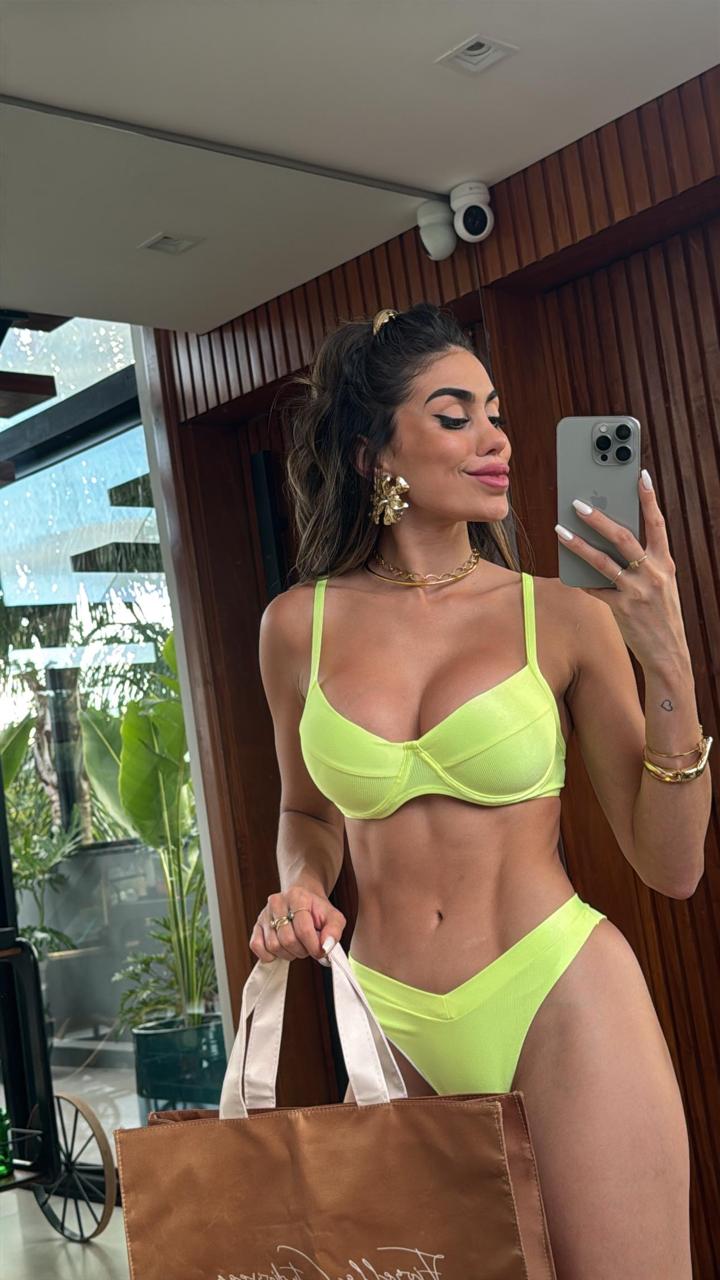 BIQUÍNI MARRY LOUIS AMARELO NEON