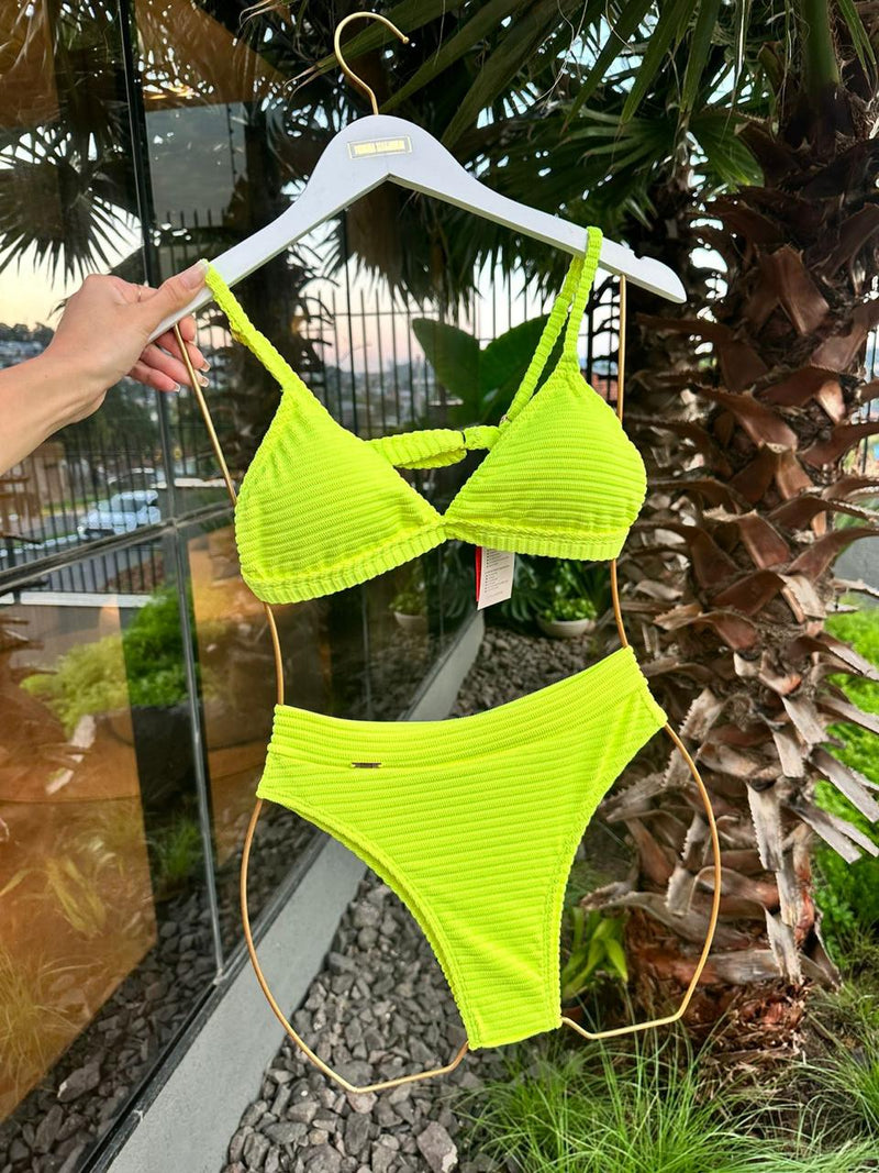 BIQUÍNI SANTIN AMARELO NEON