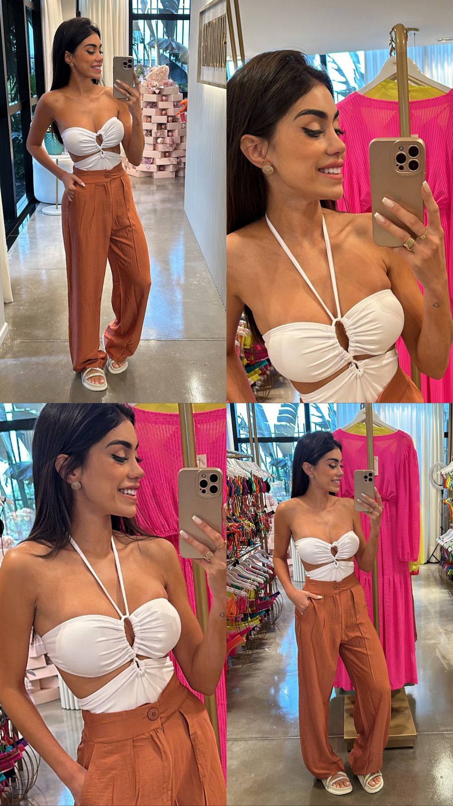 CALÇA SANTORINI CARAMELO