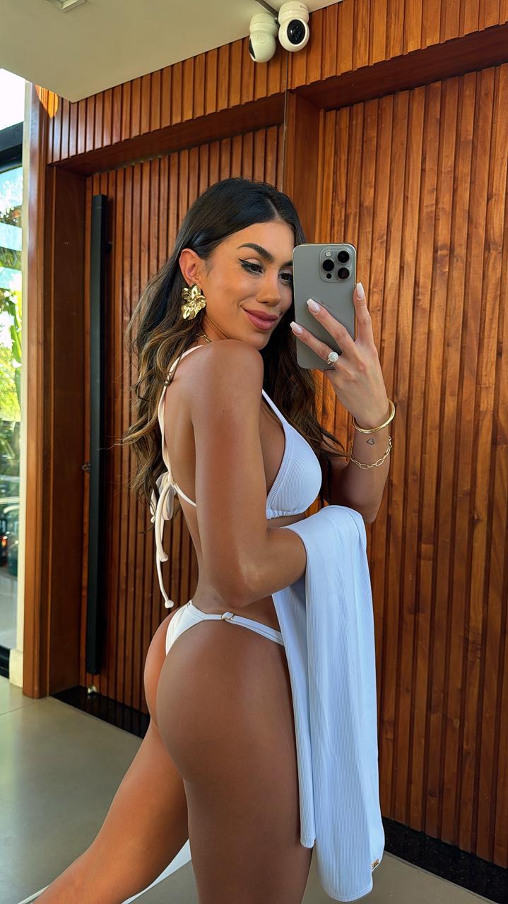 BIQUÍNI MAKANI CANELADO BRANCO