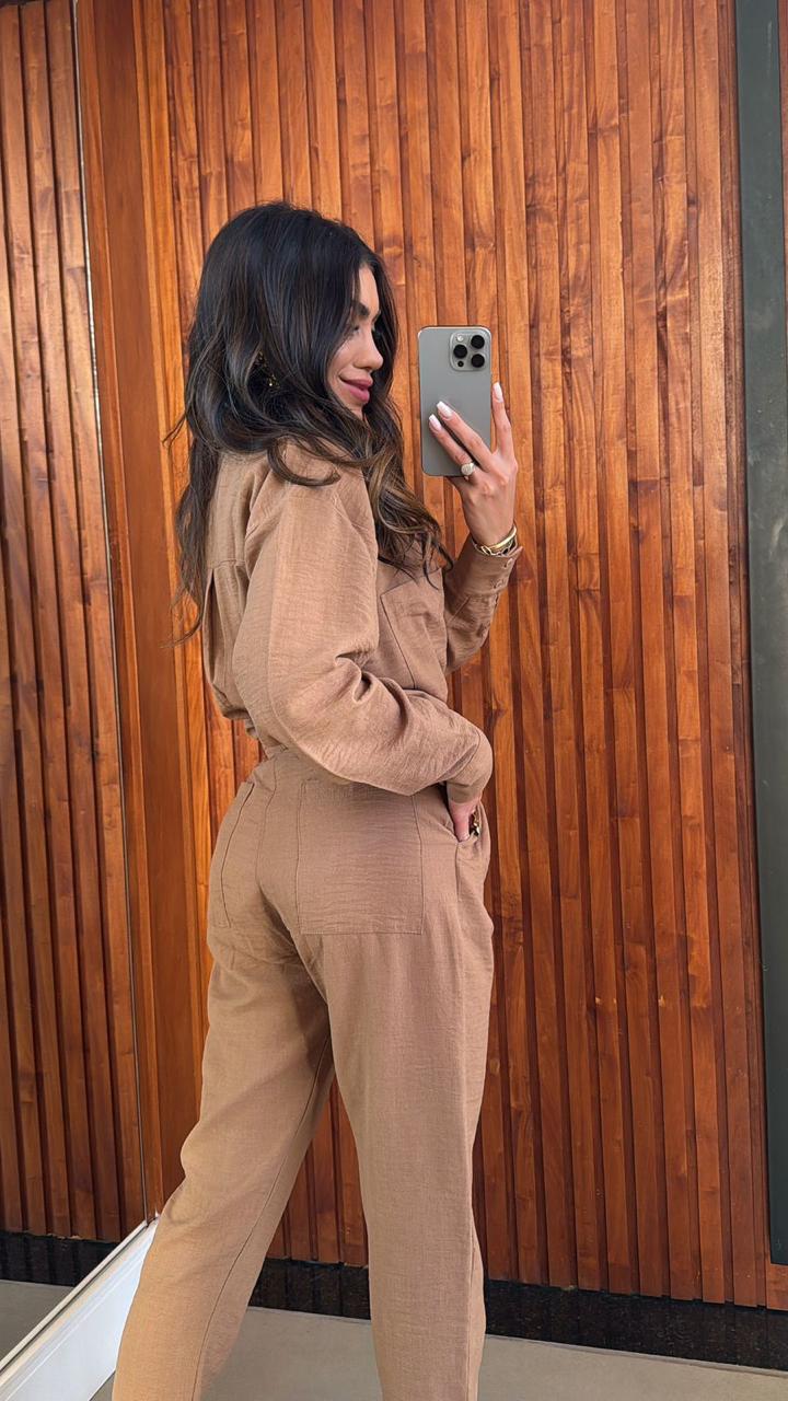 CALÇA ÉTEKA CARAMELO